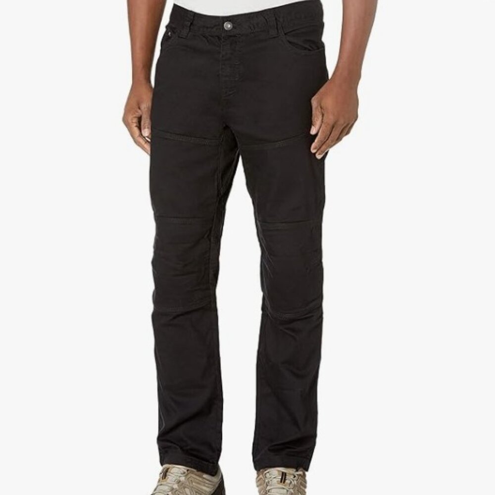 prAna Creek Pant Black Out Men’s 32x32 Hemp Blend Climbing Hiking